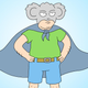 A cape with shorts is certainly a choice.